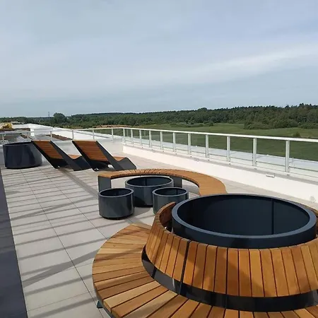 Апартаменты Polanki Aqua Z Bezplatnym Basenem, Bawialnia, Parkingiem I Fitness Колобжег